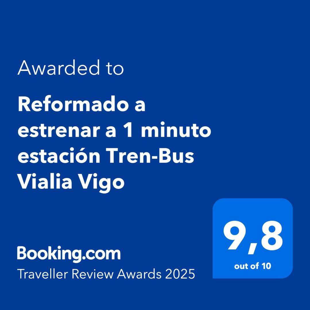 Tranquilo Apartamento Con Parking Gratis Vigilado 24H Vigo Exterior foto